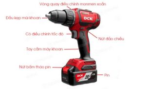 cấu tạo máy khoan pin