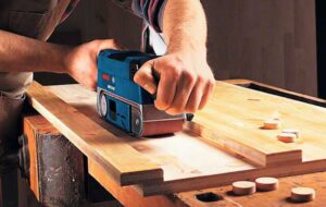 máy chà nhám băng