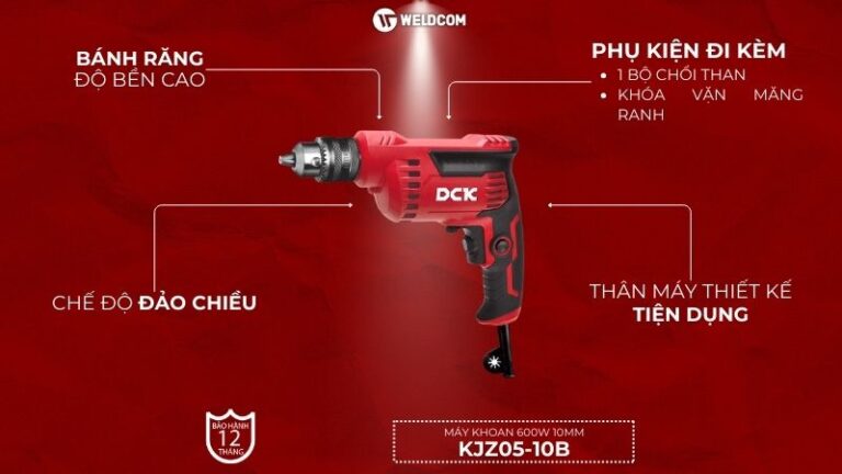 Máy khoan đa năng cầm tay DCK KJZ05-10B