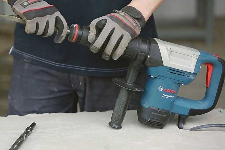 Cách sửa chữa máy đục bê tông có mũi bị mài mòn, cùn đầu