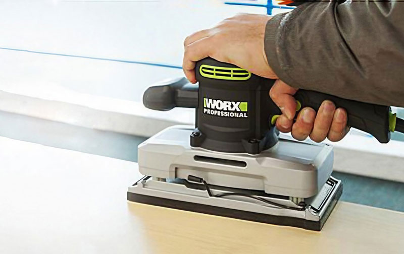 Máy chà nhám rung 410W Worx Green WU659